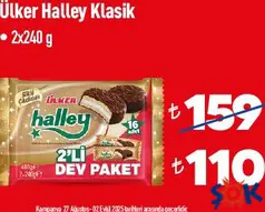 ÜLKER HALLEY KLASİK 2X240 G fiyat ve kampanya bilgisi